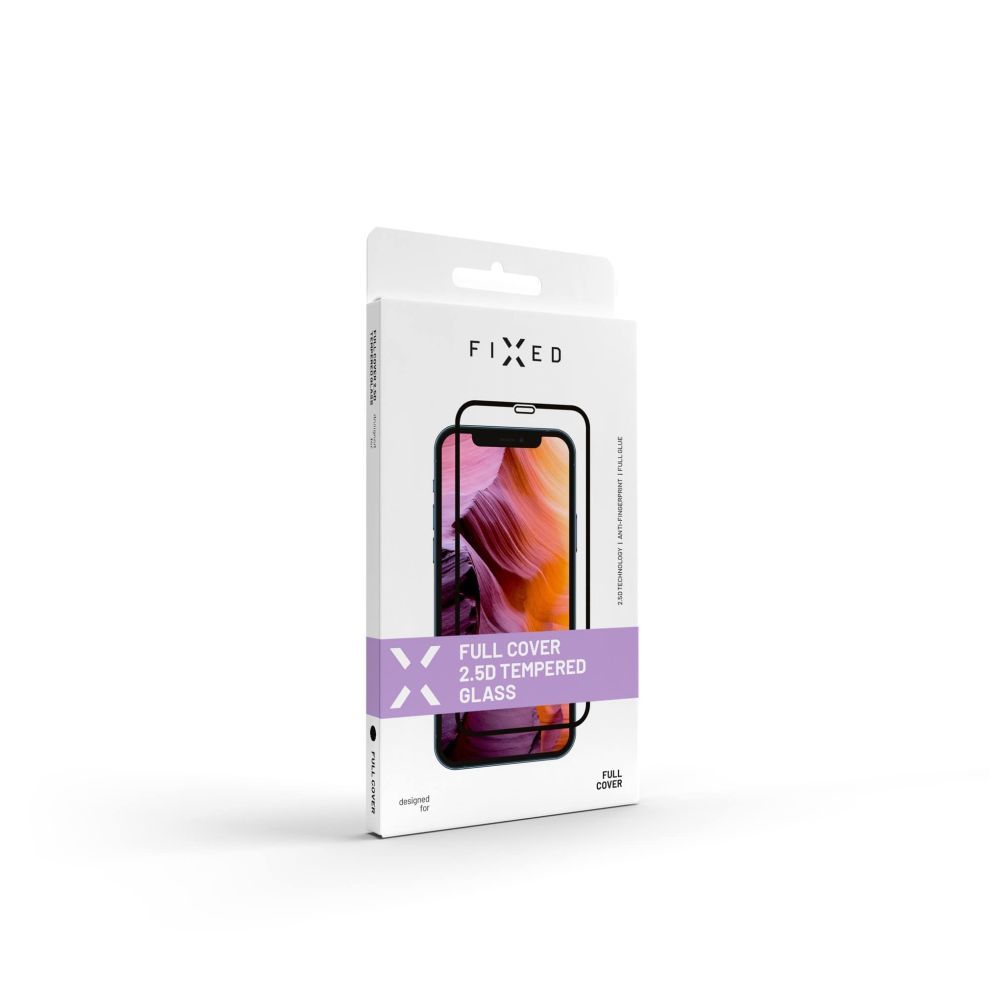 Folie de protectie FIXED de sticla temperata 2.5D cu ecran complet POCO F6 5G, negru, 251884, accesoriu pentru telefonul mobil