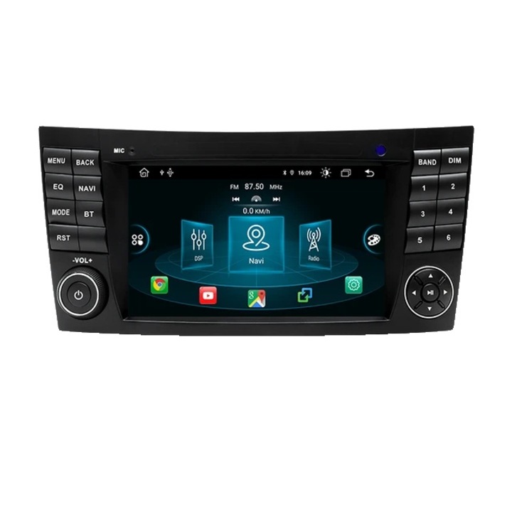Sistem Integrare Carplay Wireless, Compatibil Mercedes Benz E-Class, CLS, Android 10.0, 10.25 inch, 4GB RAM, 64GB ROM, Multicolor
