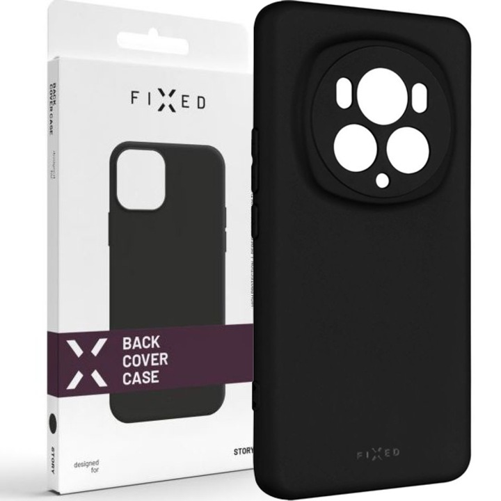 Husa pentru telefon Honor Magic6 Pro, FIXED, TPU, Negru