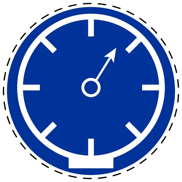 Sticker Indicator Autoadeziv de Obligativitate - Presiune Regulamentara Obligatorie 5 cm