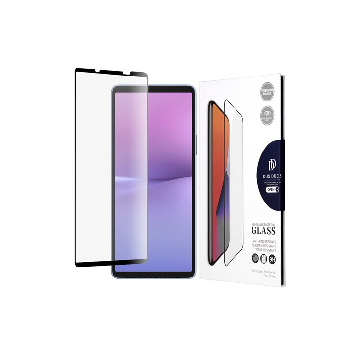 Folie pentru Sony Xperia 10 V - Dux Ducis Tempered Glass - Black
