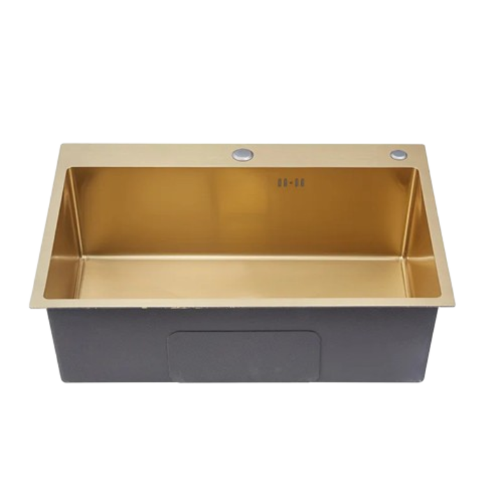 Chiuveta de bucatarie, Inox, Auriu