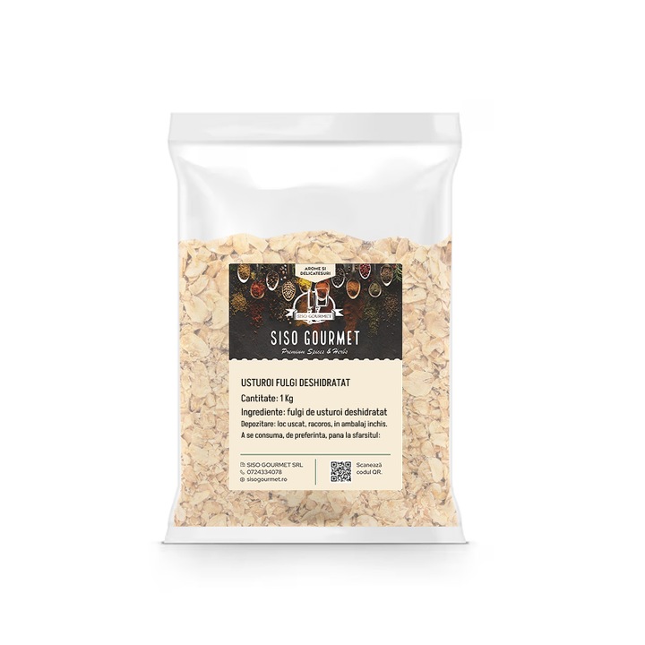 Usturoi Fulgi Deshidratat, Siso Gourmet, 1Kg