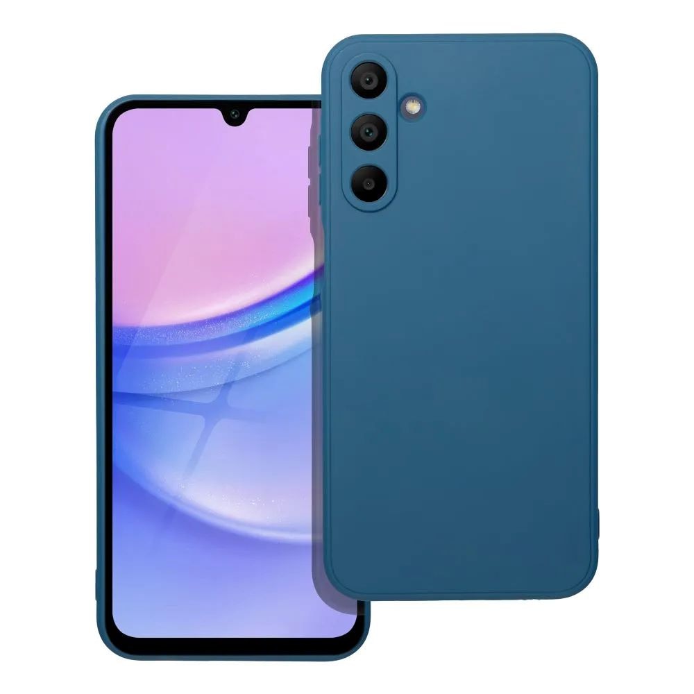 Husa protectie Soft Matt pentru Samsung Galaxy A55 5G, Albastru