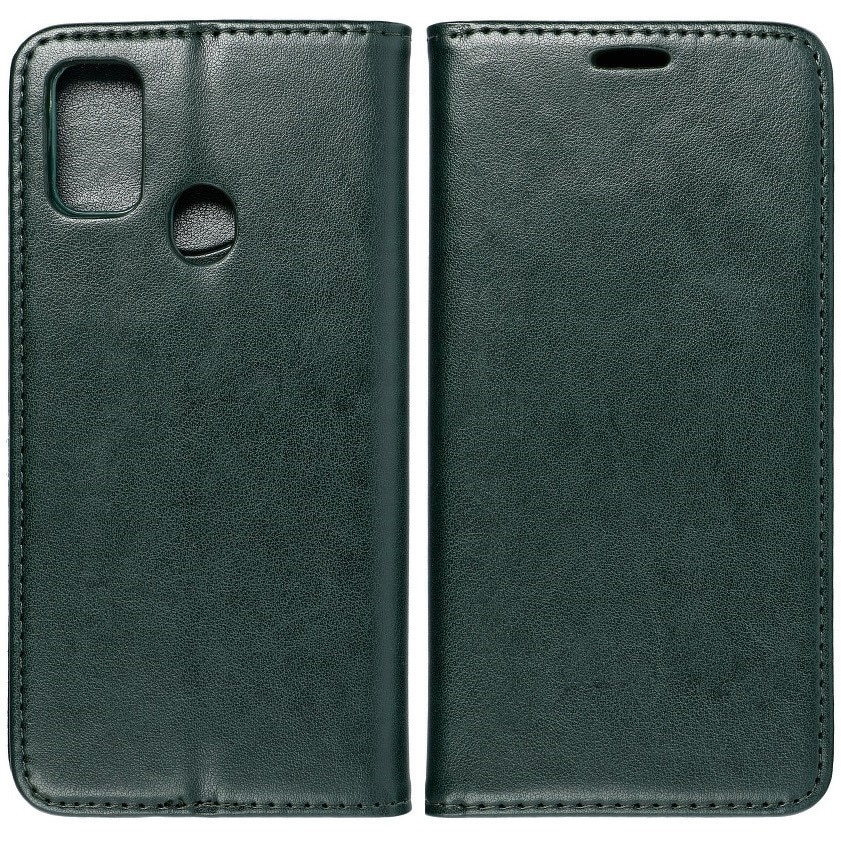 Samsung Galaxy A17 4G / A17 5G Husă tip carte, husă telefon, cu suport card bancar, închidere magnetică, verde, Smart Magneto