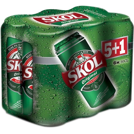 Bere Blonda Pasteurizata 6x0 5l Skol Emag Ro