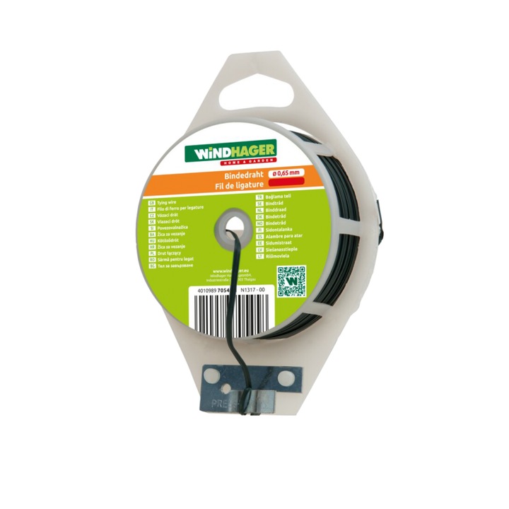 Sarma de ancorare Hydrostab galvanizata, acoperita cu PVC, cu calibre si cutter, 100m