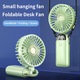 Ventilator ultra portabil, BOMSTOM, 3 in 1, de mana, de birou, de gat, 5 trepte de viteza, incarcare USB, pana la 6-13 ore de functionare, pliabil, cu ecran LCD, Verde