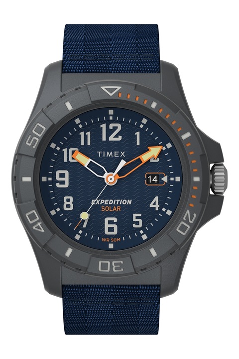 Timex, Аналогов часовник Expedition North®, 46 мм, Тъмносин, Тъмносив