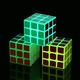 Светещо кубче на Рубик за деца, Пластмасово, Многоцветно