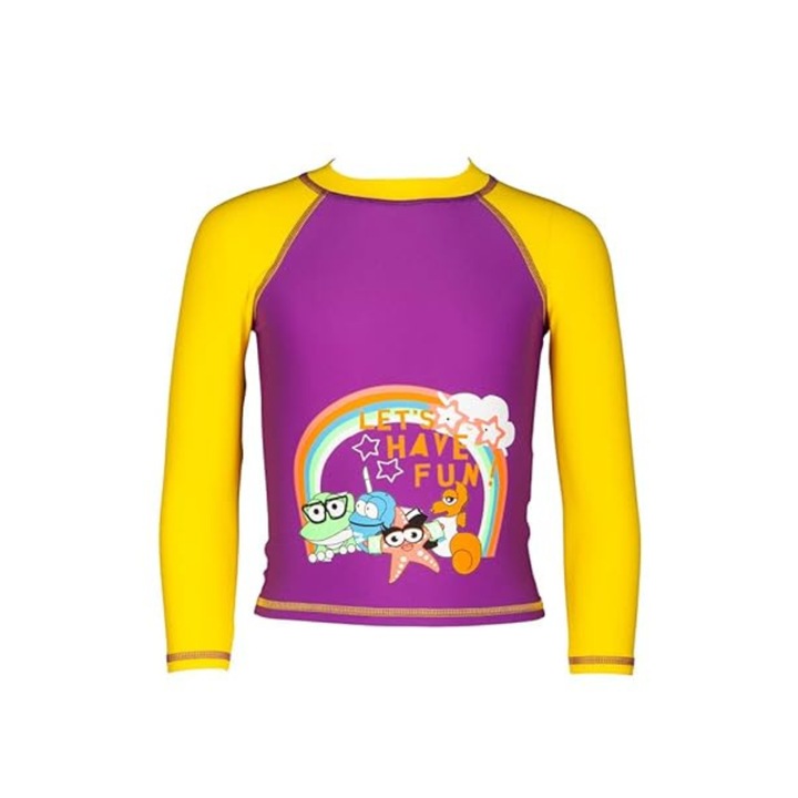 Детско горнище за плуване, ARENA, Найлон, Виолетов, 92 см