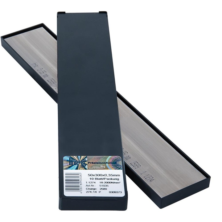 10 darab fémlemez készlet, 50x300x1mm