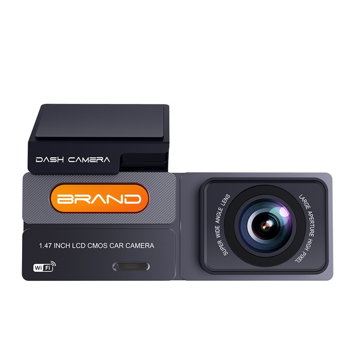 DVR за кола 2K Dash Cam, MOSMAOO®, 1080p резолюция, 1,47-инчов IPS екран, GPS, WiFi свързаност, поддръжка на IOS/Android APP