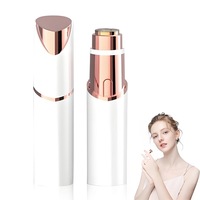 Epilator facial cu incarcare USB, Trimmer Skin, Aparat portabil pentru indepartarea parului Flawless USB Alb