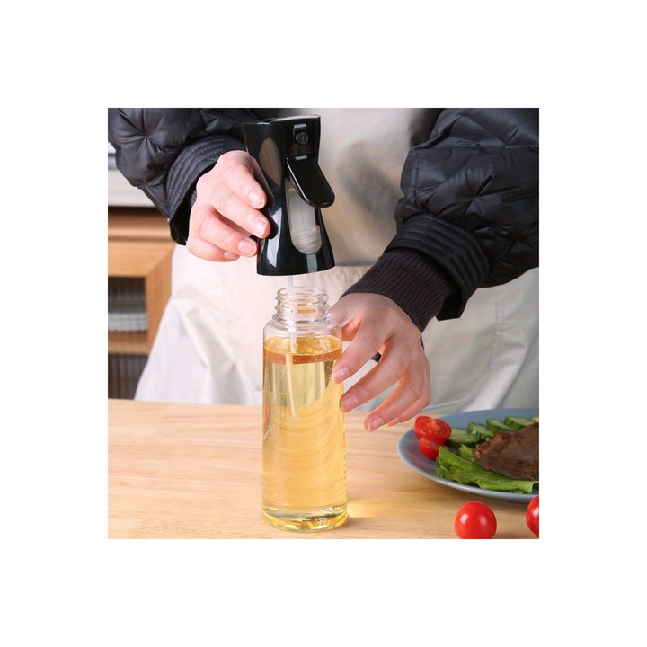 Контейнер за спрей течност за кухня или къмпинг Черен 320 мл