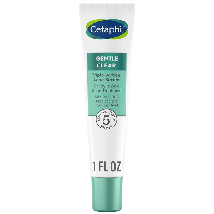 A Cetaphil Gentle Clear arcszérum szalicilsavval segít eltávolítani és megelőzni a pattanásokat, 30 ml
