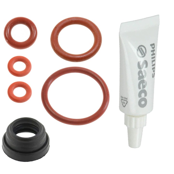Kit de Reparatie Aparat de Cafea Saeco, 6 Garnituri si Vaselina siliconica