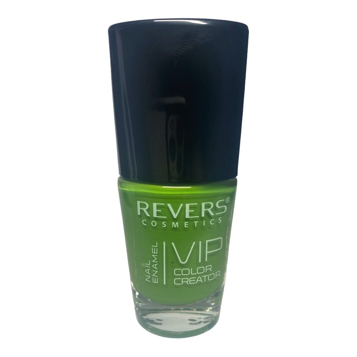 Lac de unghii Vip, 3D, Revers, verde, 12 ml, Nr 087 - Lucios