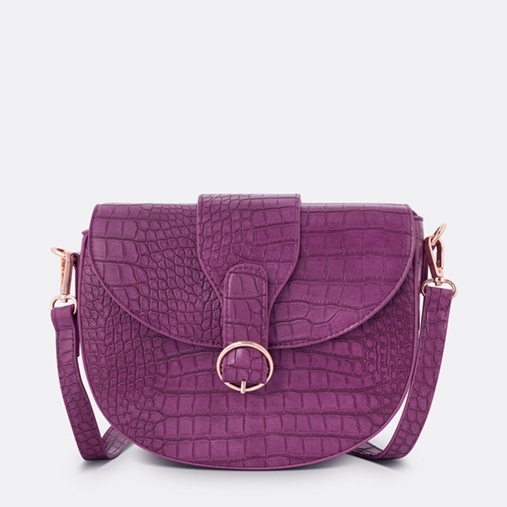 Nobo lila közepes táska R0780-C014 M0, Lila, 19x24x7