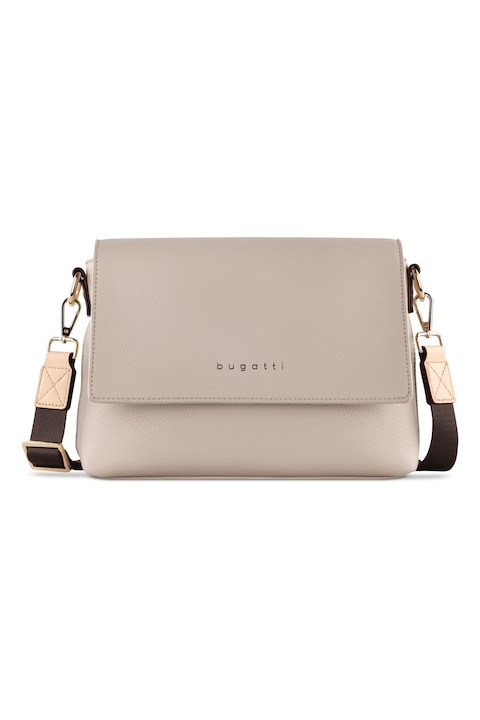 Дамска чанта през рамо, Crossbody, Bugatti, серия Ella, кремава