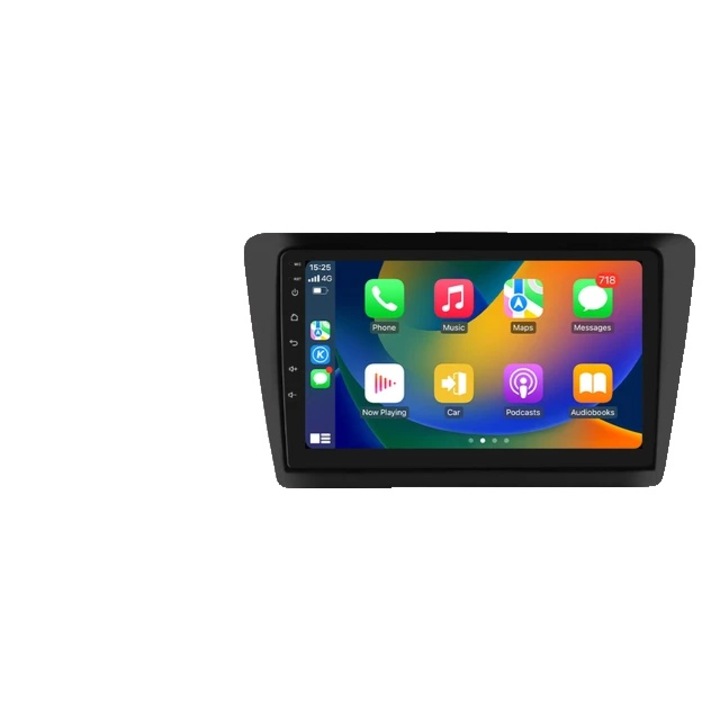 Мултимедиен плейър за кола, Android 12, GPS, Wi-Fi, черен