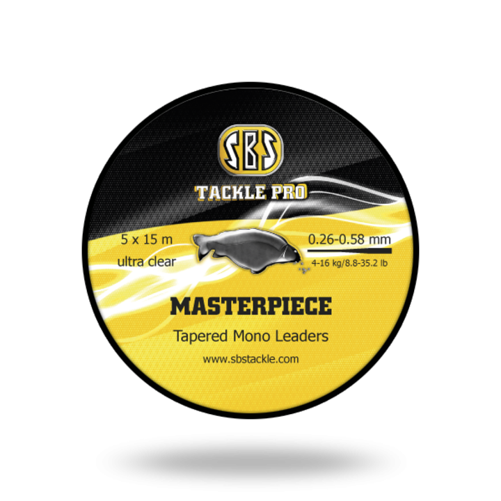 Fir, SBS Baits, Conic Masterpiece Tapered Mono Leaders, 0.26-0.58mm, 5x15m, 4-16kg