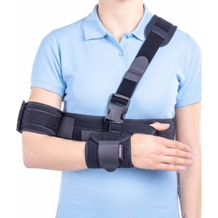 Suport fixare brat Triasport Trianorth, SRT234, Marime universala, Negru