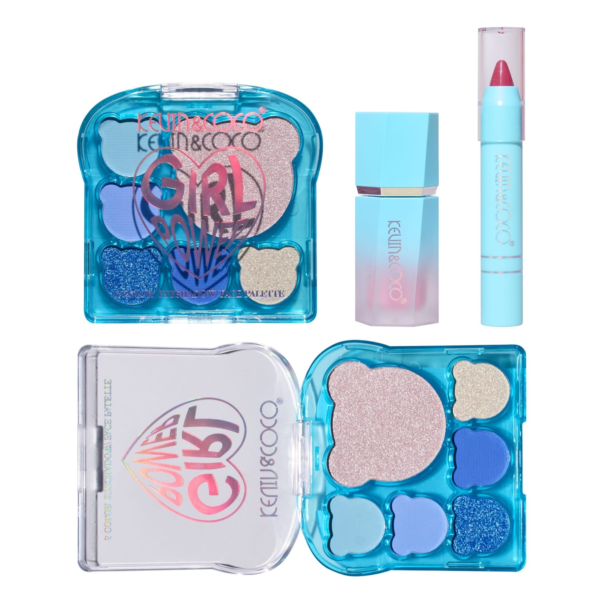 Set de machiaj Rhode Pocket Powder pudder blusher Stick