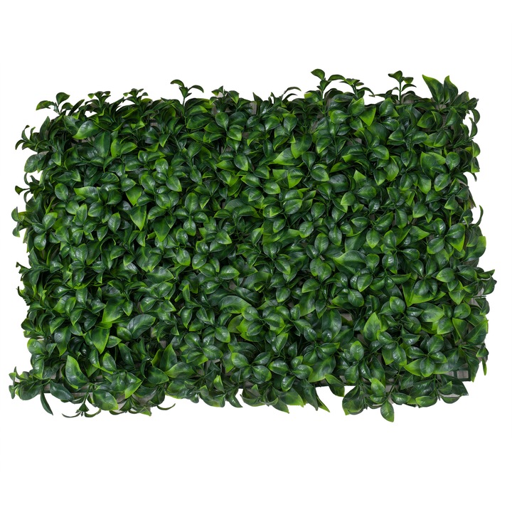 Panou din frunze artificiale, 40x60 cm, culoare verde, B.S.P. / SL401