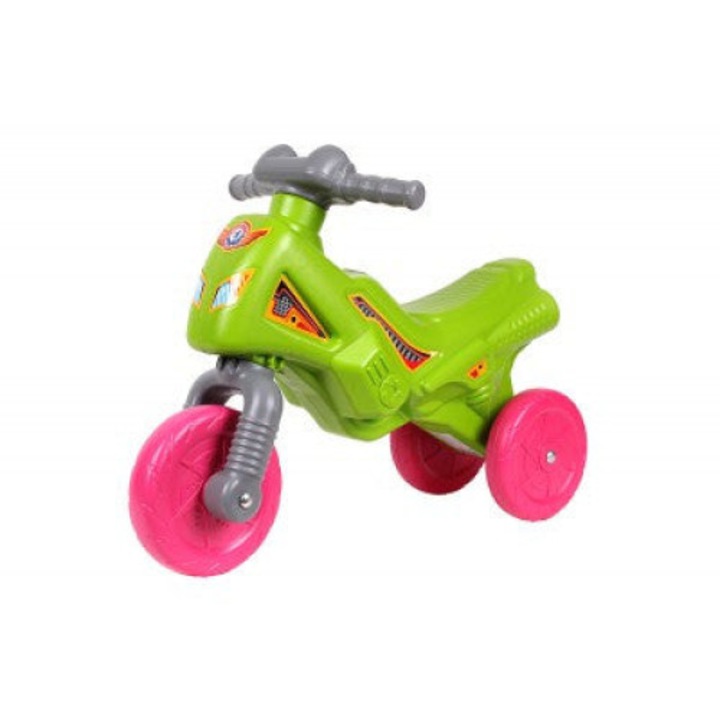 Mini-Bike motorkerékpár babáknak, zöld