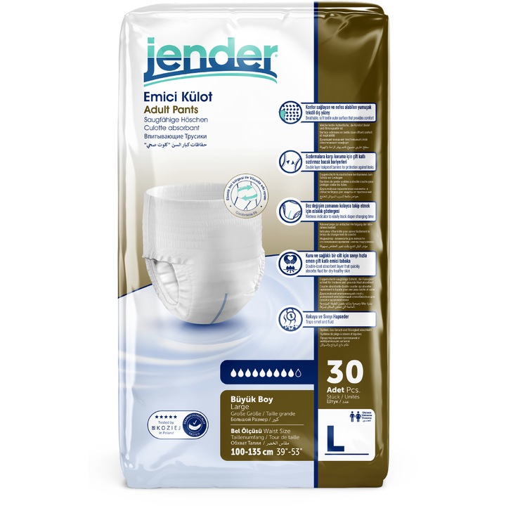 Scutec tip chilot adult, pentru incontinenta, marimea L, pachet 30 buc