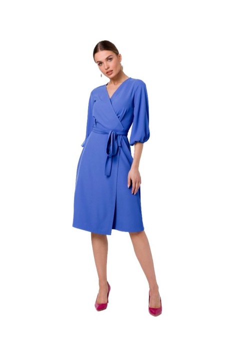 Дамска мини рокля, Style, Outak, Светлосин