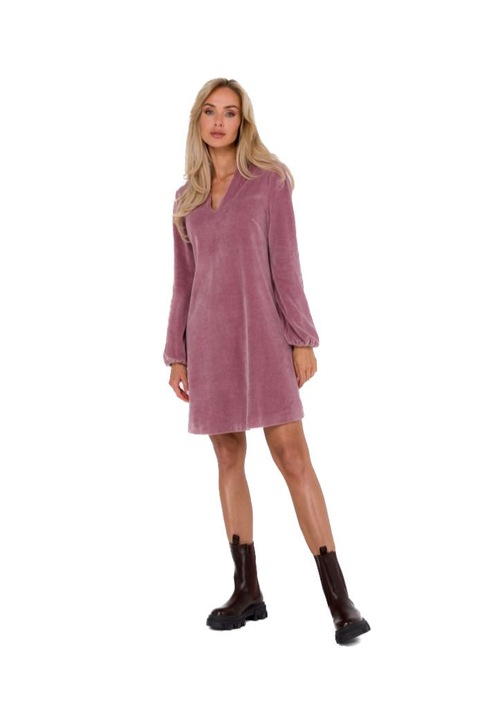 Дамска мини рокля, Made of Emotion, Wonja, Розово