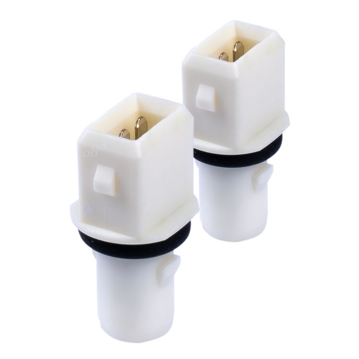 Комплект от 2 фасунги за крушки T10, W5W, W3W, W16W, с гумено уплътнение