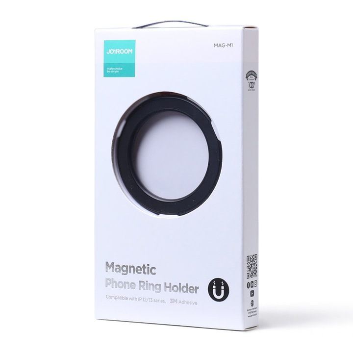 Univerzális telefontartó, O5, szilikon, mágnes, 3M ragasztó, fekete