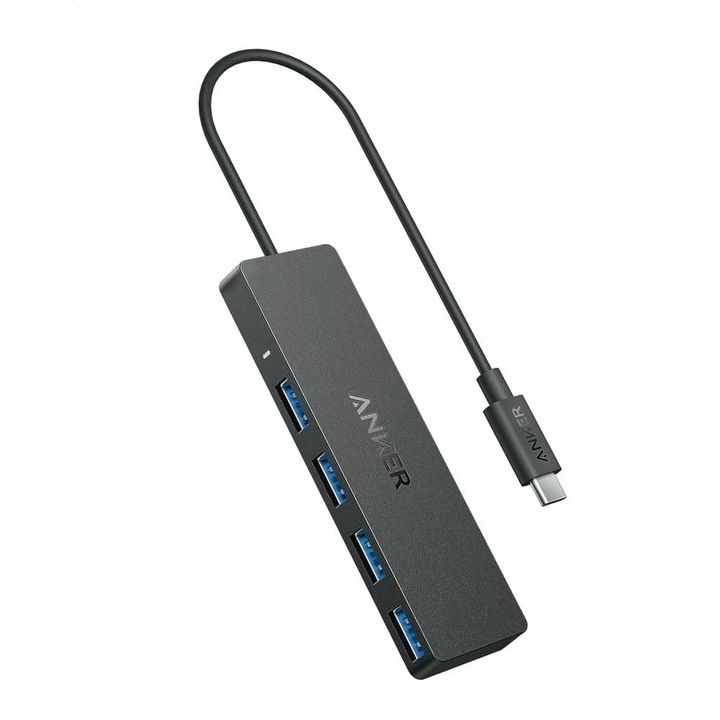 Хъб A8309G11, O3, Type-C до 4x USB, 5Gbps, Plug-and-Play, 20 см, O3, черен