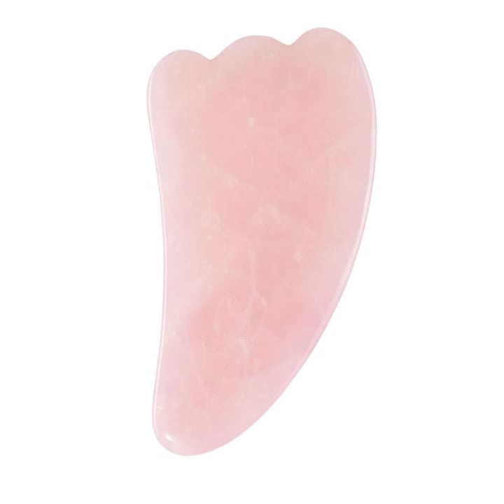 Piatra quartz pentru masaj Livarno home, 4.8 x 9.5 x 0.475 cm, roz