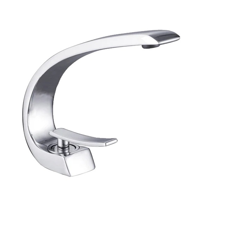 Szaniter csap a mosogatóhoz, pultra szerelhető, krómozott, kerámia, 1 lyuk