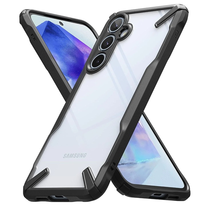 Кейс за Samsung Galaxy A55 5G - Ringke Fusion X - Черен