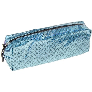 Penar cu sclipici sirena 22x8x7 cm, LG Imports, Albastru