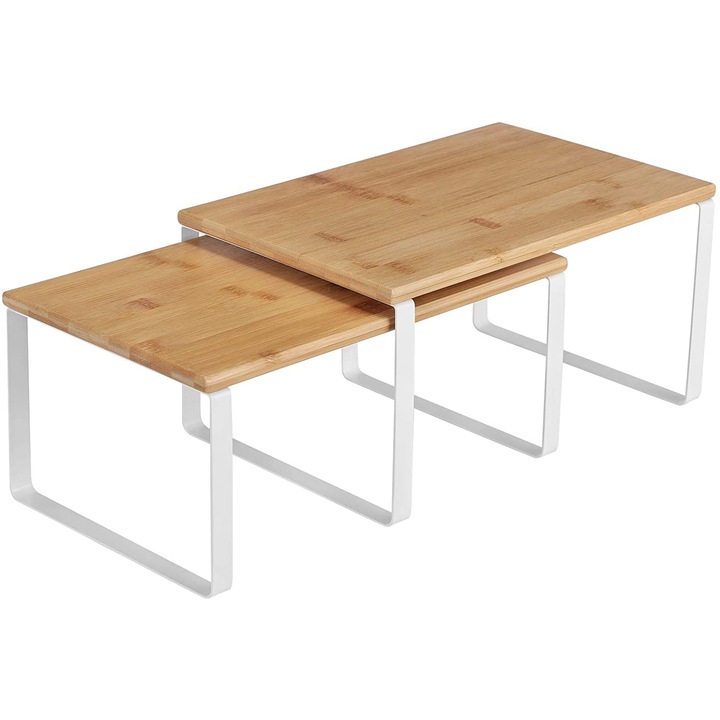 Raft, Bontour, Bambus, Alb/Maro