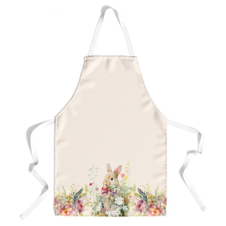 Sort de bucatarie cu motive pascale, bumbac 100%, 65x70 cm, Cotton Club, Vinca