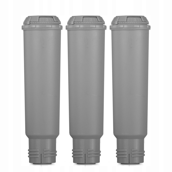 3 db-os szűrőszett kávéfőzőkhöz, csereszűrő Krups Claris Bosch TCZ 6003 Siemens TZ 60003 Nivona NIRF 700 Melitta Pro Aqua típusokhoz, szürke