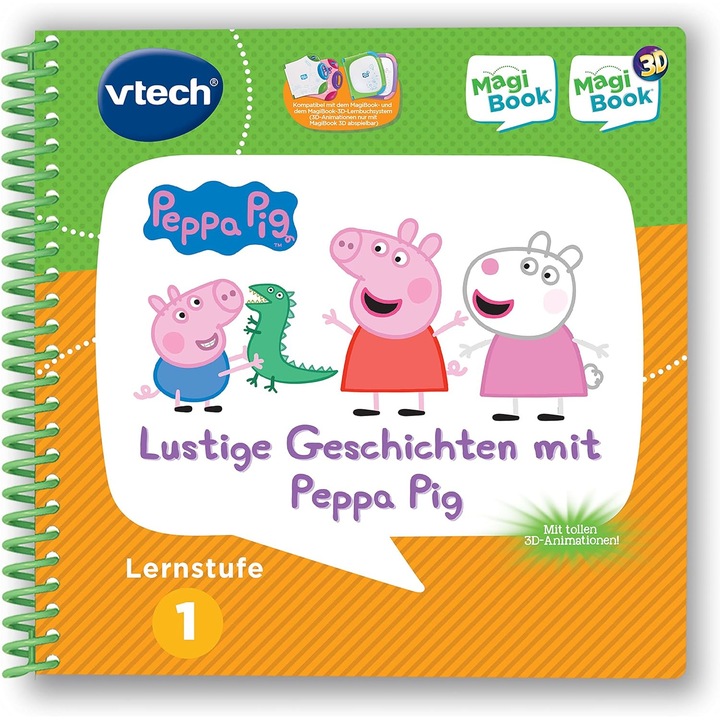 Peppa Pig interaktív hangos tanuló könyv, Vtech