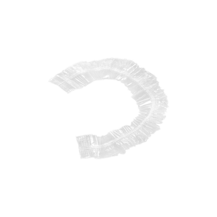 Huse cu elastic pentru pastrarea proaspata a alimentelor, multifunctionale, 100 de bucati, intindere pana la 39 de cm, rezistente, transparente