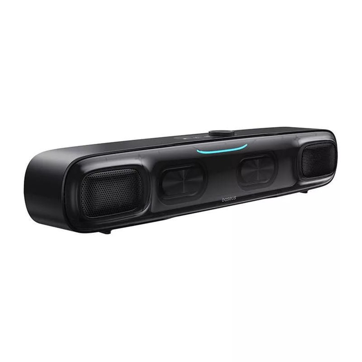 Boxa portabila DS10, mini sound bar, conector Type-C, conectivitate Bluetooth 5.3, 5000mAh, autonomie maxim 10h, 120Hz, ABS, Negru