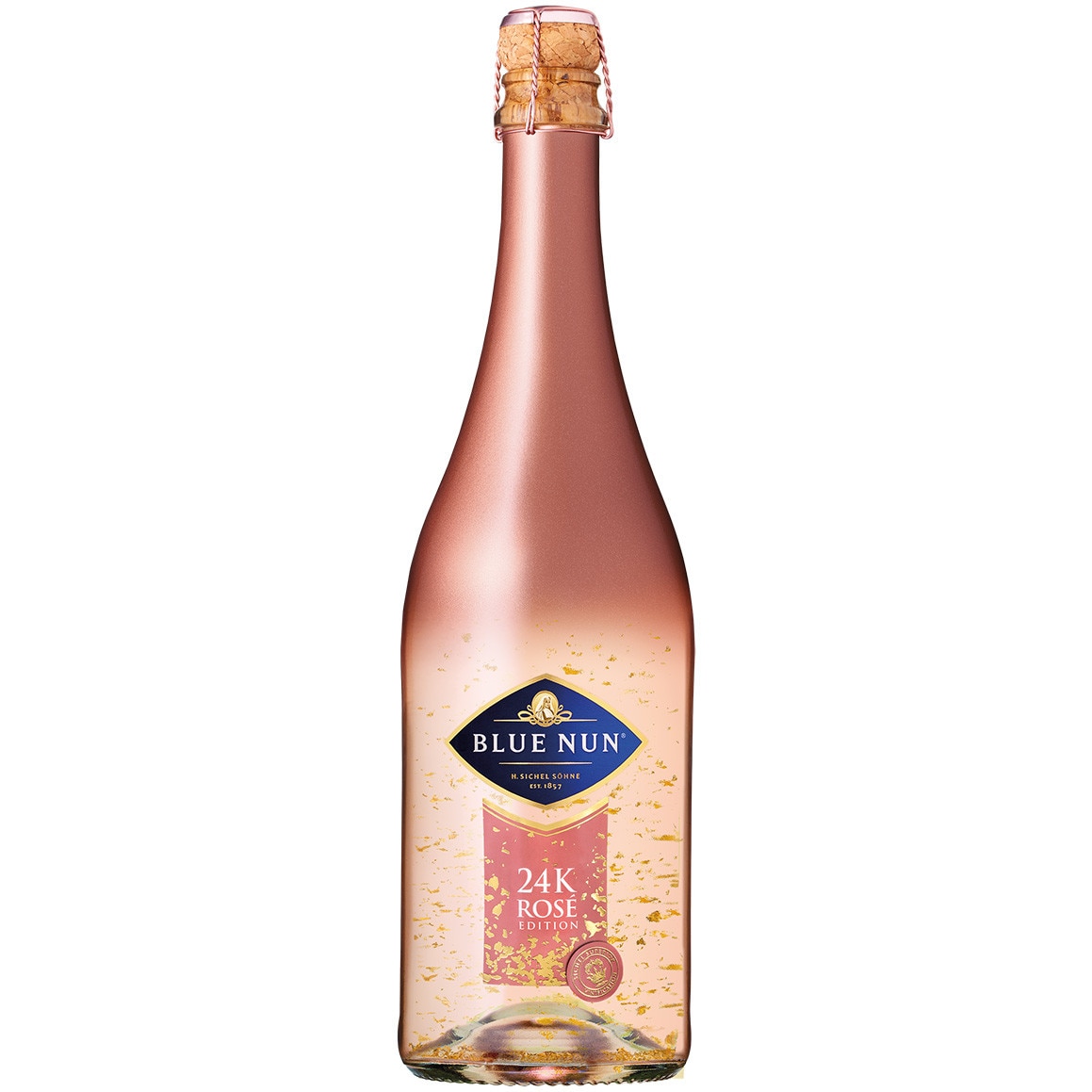 Bautura Aromata Spumoasa Rose Blue Nun,24K, 0.75l - eMAG.ro