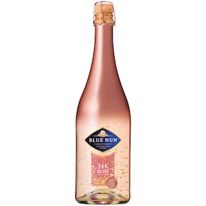 Bautura Aromata Spumoasa Rose Blue Nun,24K, 0.75l