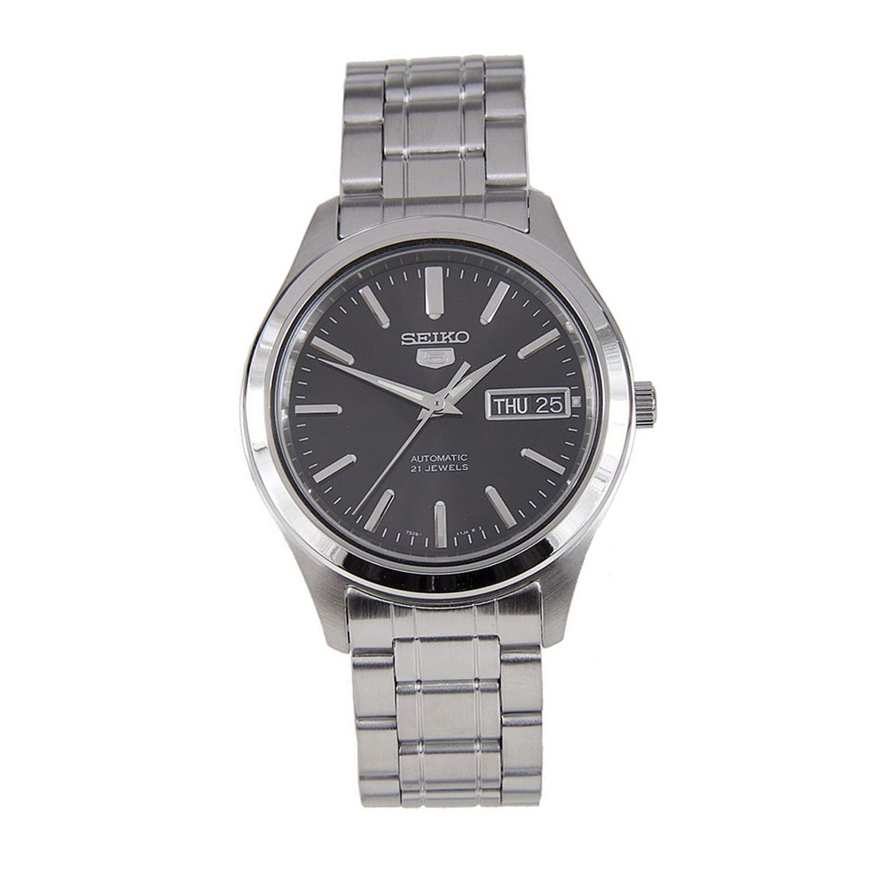 Seiko Ceas argintiu 5 Gent