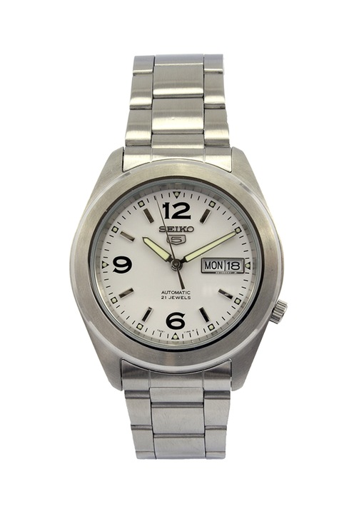 Seiko Ceas argintiu 5 Gent